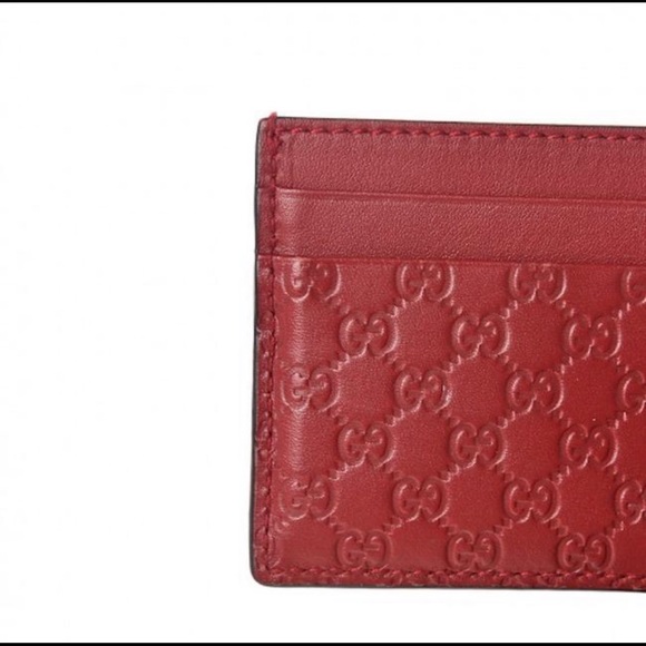 COPY - Gucci GG Microguccissima Cardholder Card Case Red NEW IN BOX - Picture 4 of 12